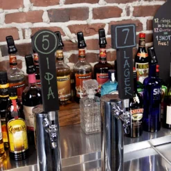 Chalkboard Wooden Tap Handles - 2 Styles In 3 Sizes -Endurance Sales chalkboard tap handles mulitple sizes 2 styles chalk 8in ddf1d5a5 f10b 4ba0 9d1d b5d269153559