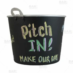 Chalkboard Tip Bucket With Bottle Opener