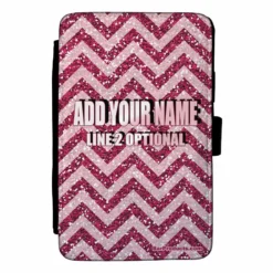 ADD YOUR NAME Guest Check Pad Holder - Glitter Zig Zag -Endurance Sales check holder front ayn glitzz bpc