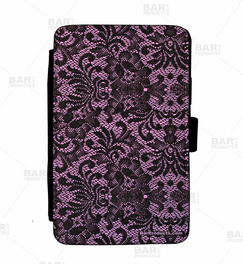 Guest Check Pad Holder - Pink Lace 5 Guest Check Pad Holder - Pink Lace - Image 3