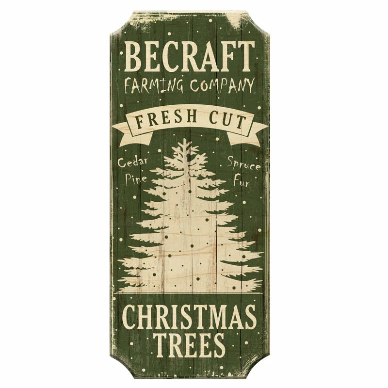 CUSTOMIZABLE Wood Christmas Sign - Fresh Cut Trees 3 CUSTOMIZABLE Wood Christmas Sign - Fresh Cut Trees