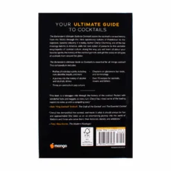 "The Bartender's Ultimate Guide To Cocktails" By Cheryl Charming - Book -Endurance Sales cocktail book back clean