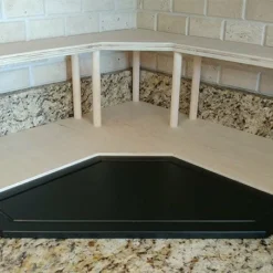 Counter Caddies™ - NATURAL - CORNER Shelf - Barista Theme -Endurance Sales coffee corner natural pln web 2