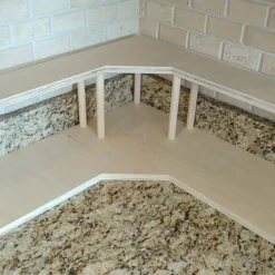 Counter Caddies™ - NATURAL - CORNER Shelf - Barista Theme