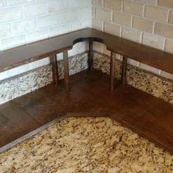 Counter Caddies™ - Walnut-Stained Corner Shelf - Barista Style W/ Trash Can Inset - Available In Black 28 Counter Caddies™ - Walnut-Stained Corner Shelf - Barista Style W/ Trash Can Inset - Available In Black -Endurance Sales coffee stained corner trsh web 800 1