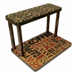 Counter Caddies™ - "BARISTA" Themed Artwork - Straight Shelf - 12" Length