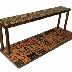 Counter Caddies™ - "BARISTA" Themed Artwork - Straight Shelf - 24" Length