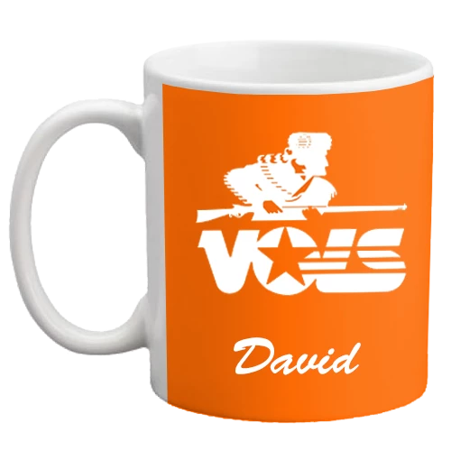 Custom Coffee Mug - Orange - 11 Ounce 4 Custom Coffee Mug - Orange - 11 Ounce - Image 2