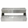 BarConic® Stainless Steel Double Decker Condiment Holder -Endurance Sales condiment holder double layer 800bpc 1