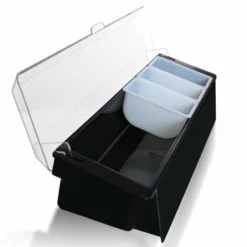 6-Pint Bar Condiment Holder With Angled Face & Ice Compartment -Endurance Sales contiment holder with large face ice room