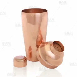 BarConic® 3 Piece Copper Plated Shaker Deluxe Set - 24 Oz -Endurance Sales copper plated 3piece cocktail shaker
