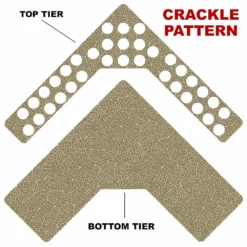 CHOOSE YOUR PATTERN - Counter Caddies™ - Corner Unit W/ K-Cup Holes -Endurance Sales corner caddy k pattern design crackle