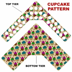CHOOSE YOUR PATTERN - Counter Caddies™ - Corner Unit W/ K-Cup Holes -Endurance Sales corner caddy k pattern design cupcakes
