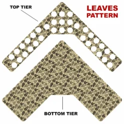 CHOOSE YOUR PATTERN - Counter Caddies™ - Corner Unit W/ K-Cup Holes -Endurance Sales corner caddy k pattern design leaves