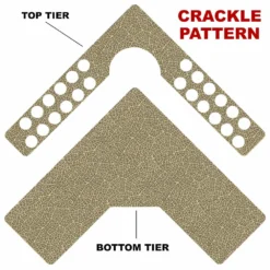 CHOOSE YOUR PATTERN - Counter Caddies™ - Corner Unit W/ K-Cup Holes And Trash Can Inset -Endurance Sales corner caddy kt pattern design crackle
