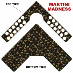 CHOOSE YOUR PATTERN - Counter Caddies™ - Corner Unit W/ K-Cup Holes And Trash Can Inset -Endurance Sales corner caddy kt pattern design martin madness