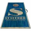 CUSTOMIZABLE Cornhole Game Boards - BLUE WOOD PLANKS - 22" X 44" -Endurance Sales cornhole web blue wood1