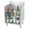 Liquor Display Rack - Locking Cover - 2' Deep -Endurance Sales crlr 24 lc liquor display rack locking cover