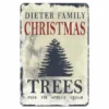CUSTOMIZABLE Vintage Metal Bar Sign - 12" X 18" - Christmas Tree