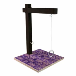 Large Tabletop Ring Toss Game - Tiki Purple -Endurance Sales custom ring toss game purple tiki 2