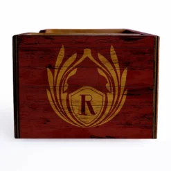 Customizable Wooden Bar Caddy - Brewing Company -Endurance Sales custom wood caddy brewing web side