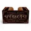 Customizable Wooden Bar Caddy - Speakeasy -Endurance Sales custom wood caddy speakeasy web front