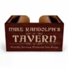 Customizable Wooden Bar Caddy - Tavern -Endurance Sales custom wood caddy tavern web front