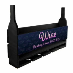 Wall Mounted Wine Bottle & Glass Hanging Shelf W/ Grapes Crushing It Plaque -Endurance Sales customizable mounted wine glass hanging shelf side grapes white bg 800x800 1b6a5d45 c601 4d5e 9726 3ede05a422fb
