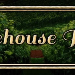 CUSTOMIZABLE Wall Mounted Wine Bottle & Glass Hanging Shelf W/ Painted Vineyard Plaque -Endurance Sales customizable wall mounted wine glass hanging shelf artwork detail alt