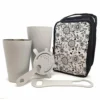 Cute Floral Bar Tote Set With Gray Bar Tools -Endurance Sales cute floral bar tote gray bar set