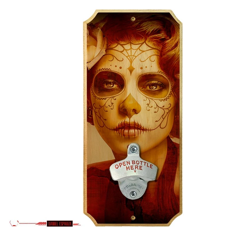 Vendimilla - Wood Plaque Wall Mounted Bottle Opener 3 Vendimilla - Wood Plaque Wall Mounted Bottle Opener