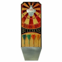 Darts – Wall Mounted Wood Plaque Bottle Opener And Cap Catcher