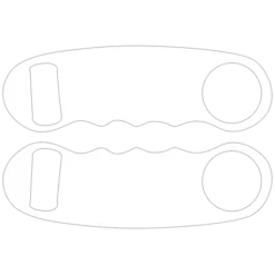 Kolorcoat™ Knuckle Popper Opener - White