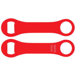 Kolorcoat™ Dog Bone Bottle Opener - Red