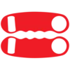Kolorcoat™ Knuckle Popper Opener - Red -Endurance Sales db 0000s 0002 red 4