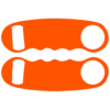 Kolorcoat™ Knuckle Popper Opener - Orange -Endurance Sales db 0000s 0003 orange 4