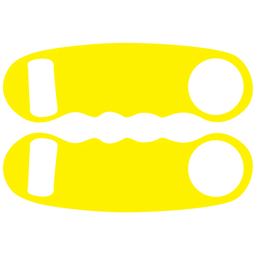 Kolorcoat™ Knuckle Popper Opener - Yellow 3 Kolorcoat™ Knuckle Popper Opener - Yellow