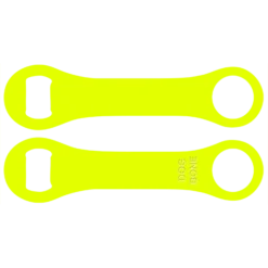 Kolorcoat™ Dog Bone Bottle Opener - Neon Yellow