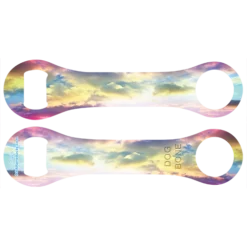 Kolorcoat™ Dog Bone Bottle Opener - Clouds