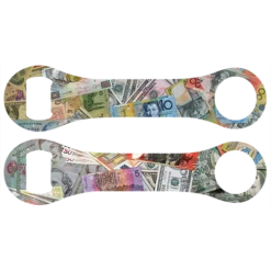 Kolorcoat™ Dog Bone Bottle Opener - Currency