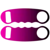 Kolorcoat™ Knuckle Popper Opener - Pink To Black -Endurance Sales db 0000s 0013 pink black 2