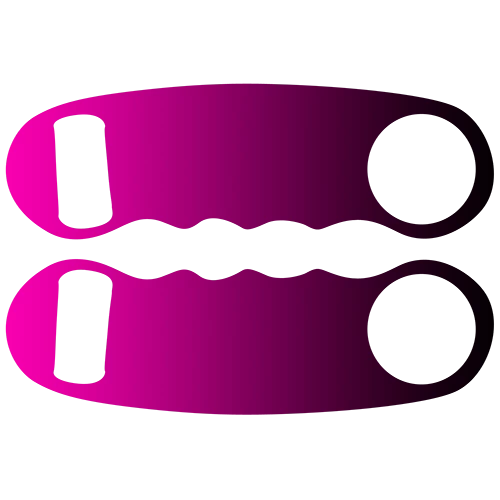 Kolorcoat™ Knuckle Popper Opener - Pink To Black 3 Kolorcoat™ Knuckle Popper Opener - Pink To Black