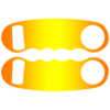 Kolorcoat™ Knuckle Popper Opener - Orange To Yellow To Orange -Endurance Sales db 0000s 0018 orange yellow orange 2