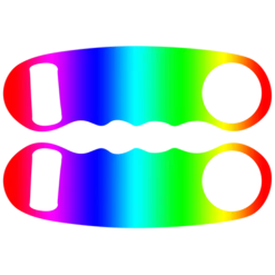 Kolorcoat™ Knuckle Popper Opener - Rainbow