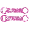 Kolorcoat™ Dog Bone Bottle Opener - Pink Flowers -Endurance Sales db 0000s 0027 pink floral 2