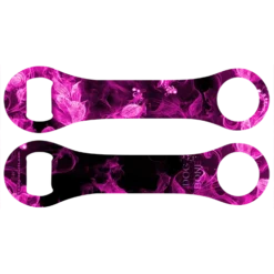 Kolorcoat™ Dog Bone Bottle Opener - Pink Smoke