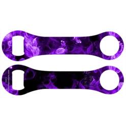 Kolorcoat™ Dog Bone Bottle Opener - Purple Smoke