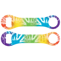 Kolorcoat™ Dog Bone Bottle Opener - Tie Dye