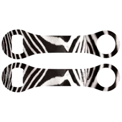 Kolorcoat™ Dog Bone Bottle Opener - Zebra