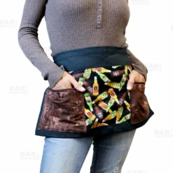 Designer Apron - Beer Patchwork Pattern - 5 Compartment 12 Designer Apron - Beer Patchwork Pattern - 5 Compartment -Endurance Sales designer apron beer pattern bpc 1